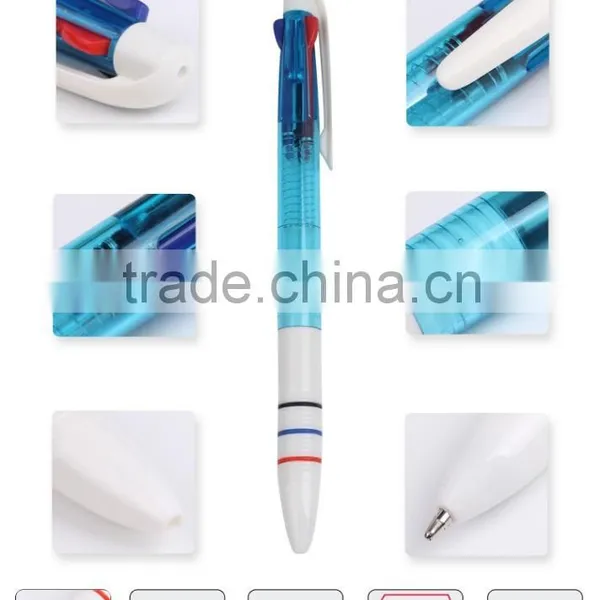 Promotional Plastic, Pen Plastic Pen Holder, Customized Logo Ball Pen photo-3