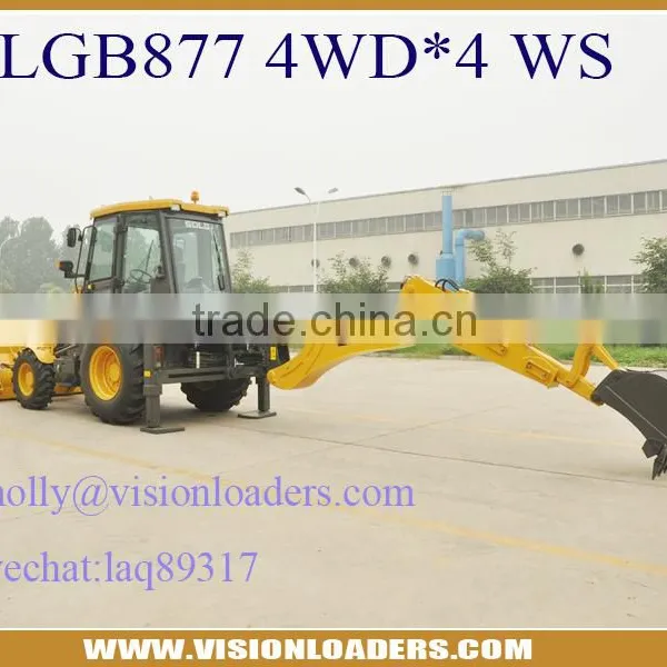 MINI EXCAVATOR LOADER /4WD4WS , SMALL BACKHOE LOADER