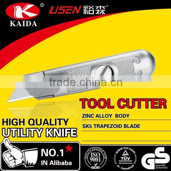 Spare Blade Trapezoid Blade Aluminium Alloy Carpet Cutter Tool Knife photo-6