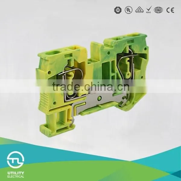 UTL GROUNDING TYPE ELECTRIC TERMINAL BLOCKSW WITH COLOR YELLOW/GREEN photo-2