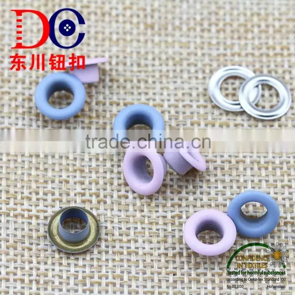Colored Color and Nickel-Free Feature Brass Metal Shoe Eyelets photo-3