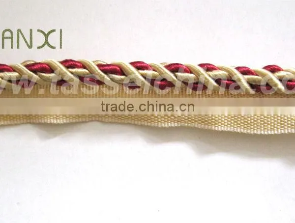 10mm Polyester Cords With Lip for Sofa