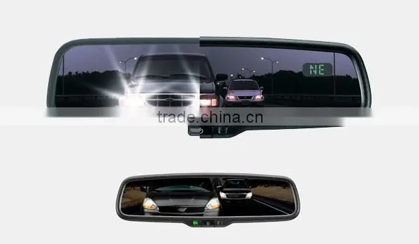 High resolution car rearview mirror with backup camera system