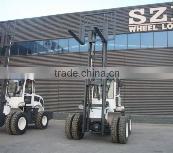 All Rough Terrain Forklift With 6 Tons Rated Loader Terrain Forklift photo-5
