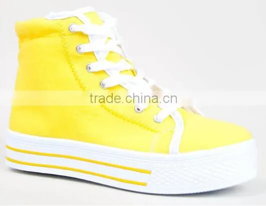 Street Casual Lace Up High Top Platform Sneaker Shoe,canvas Sneaker photo-2