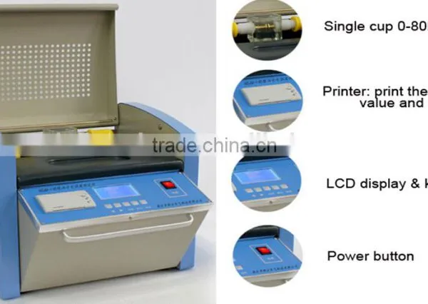 HZJQ-1 Auto Insulating Oil Breakdown Voltage/ Transformer Oil Testing Machine Made in China photo-6