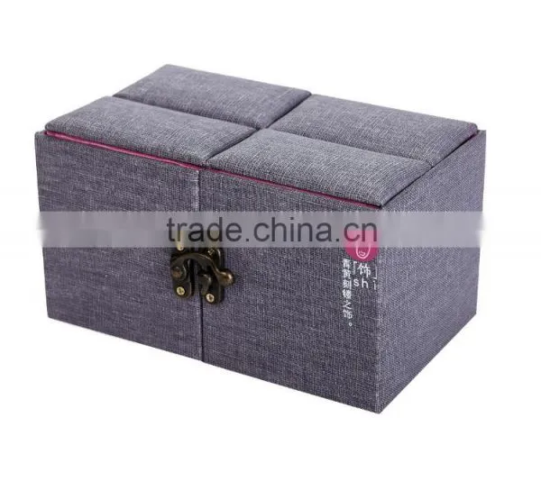 Multifunctional Three Layers Jewelry Box for Rings, Earrings, Necklace, Bracelet, Etc. photo-5