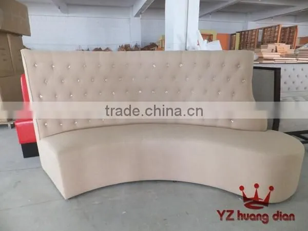 Wooden u Shape Booth for Restaurant YK213 photo-3