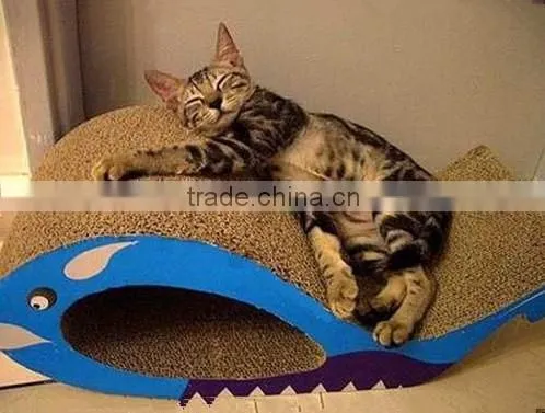 Fashionable Paper Pet Cat Toy Cardboard Cat Scratcher photo-4