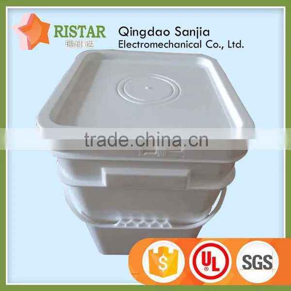Chinese Imports Wholesale White or Transparent 15 Liter pp Plastic Square Bucket With Handle photo-4