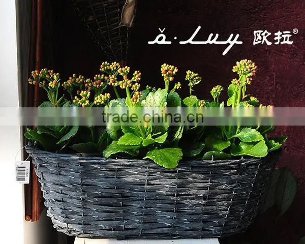 Oval Weaving Rattan Baskets With Hook photo-2