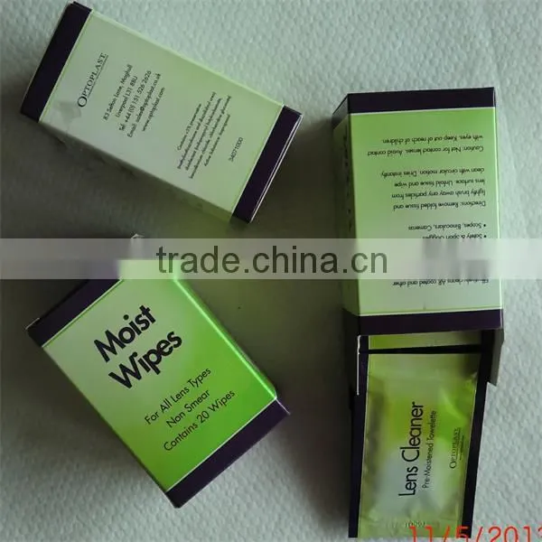 Individually Wrapped Lens Cleaner, Glasses Wet Wipe Cleaning Kits, CE Certification photo-3