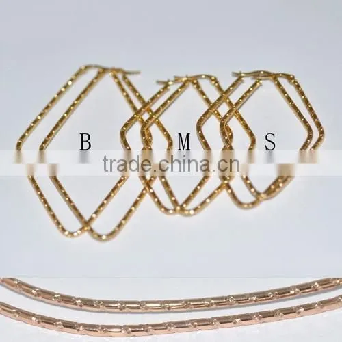 Wholesale Stainless Steel Fashion Rose Gold Earring BE20011 photo-6