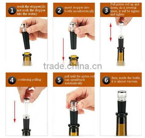 Wine Vacuum Stopper Sealer / Wine Bottle Stopper / Wine Sealer Plug photo-6