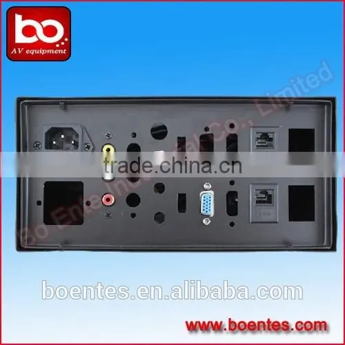 Office Desk Worktop Multiple Pop Up Socket With Audio Video Connector photo-4