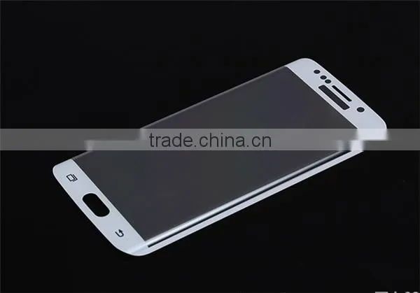 Color Tempered Glass Screen Protector Full Cover for Samsung s6 Edge photo-4