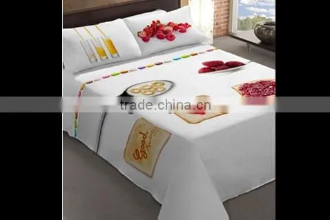 KING SIZE DUVET COVER SET (POLY COTTON)-3 PCS