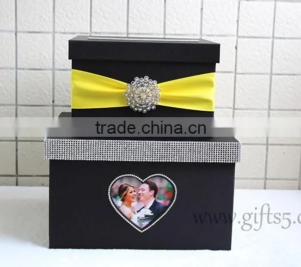 Elegant Wedding Gift Box With Photo Frame Wedding Decorations photo-2