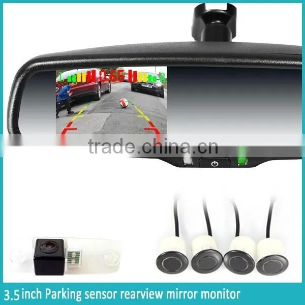 3.5 Auto Dimming Parking Sensor, and Germid Car Rear View Mirror With Backup Camera Display photo-5
