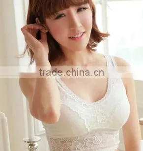 Padded Camisole strap wrapped chest bottoming bra