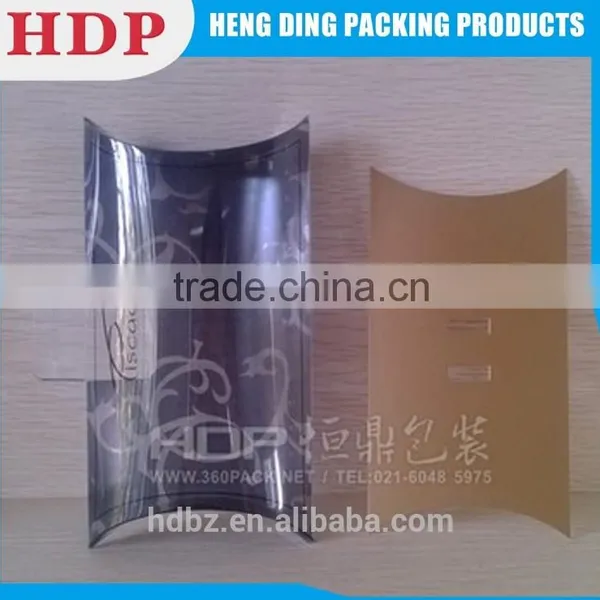 Customized Clear Pvc Plastic Pillow Box photo-3
