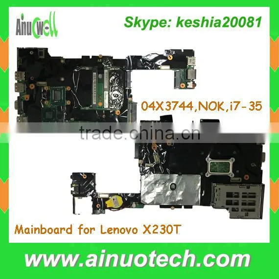 Brand New Laptop Mainboard for Lenovo X230T System Board INTEL MOTHERBOARD 04X3744 CPU NOK I7-3520M
