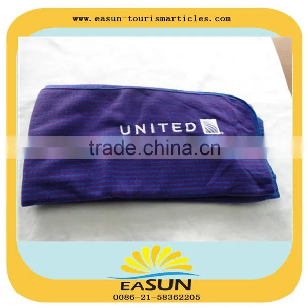 Cheap Patterned Double Fleece Blanket for Airline