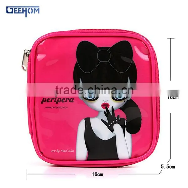 Pvc Cosmetic Bag With Zipper ,pvc Makeup Bag With Compartments photo-2