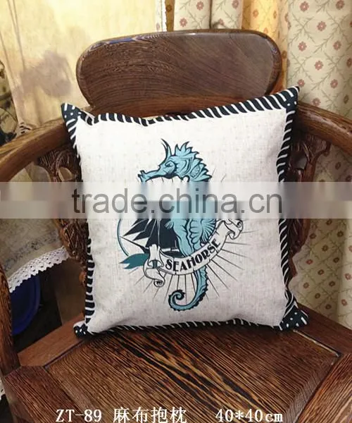 Nature Linen Material Custom Printed Cushion Pillow photo-4