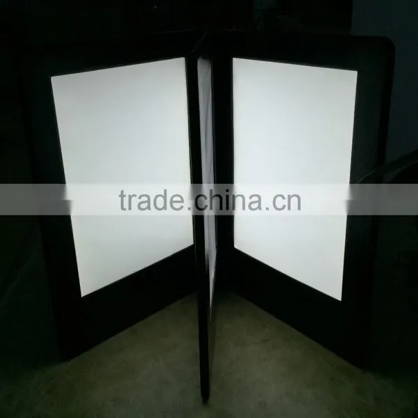 4 Sheets Illuminated Led Menu Led Menu Board photo-2