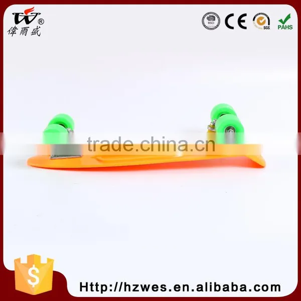Aluminum Base ABS Deck Material OEM Fish Shape Skateboard photo-4