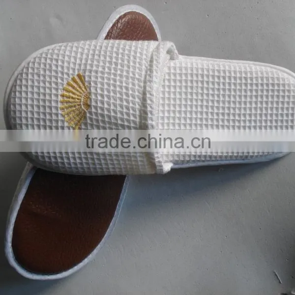 2015 Classic White Waffle Washable Closed Toe Hotel Slipper,non-disposable,disposable photo-2