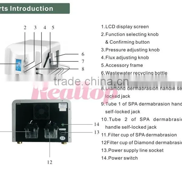HOT!!! Portable Diamond Microdermabrasion Machine for Skin Rejuvenation photo-4