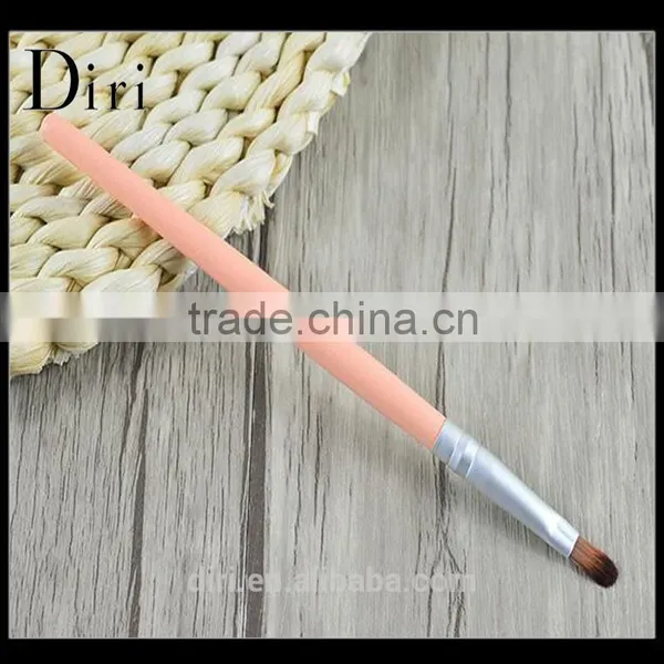 Women Pony Hair Single Bamboo Handle Lip Makeup Brush photo-2