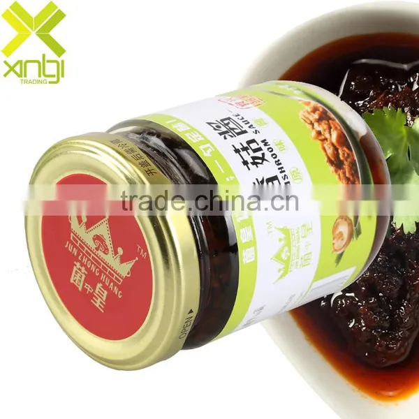 Savory Mason Jar Packed 210g Original Taste Mushroom Sauce With HACCP and FDA Certification photo-4