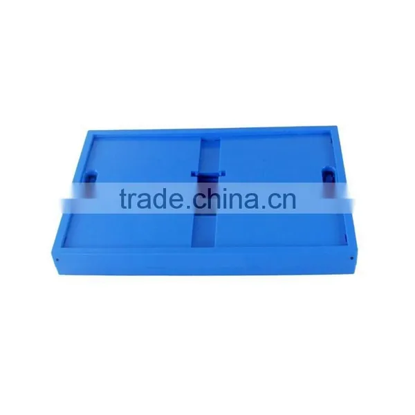 Plastic Turnover Storage Folding Box With Hinged Lid Vegetable Crate Folding photo-3