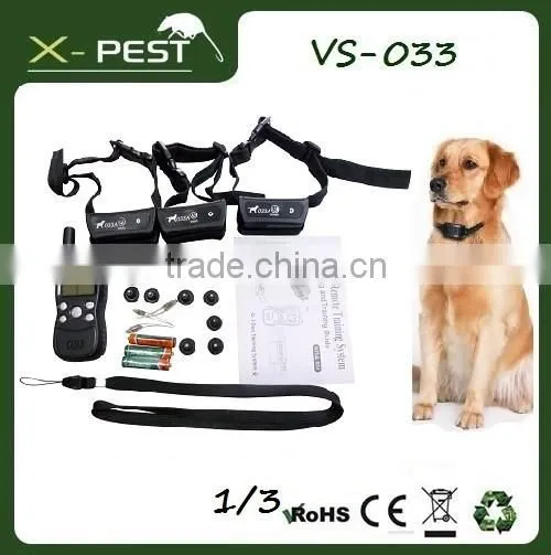 Visson Wholesale Pet Training Products VS-033 Electric Remote Dog Training Collar With Waterproof photo-4