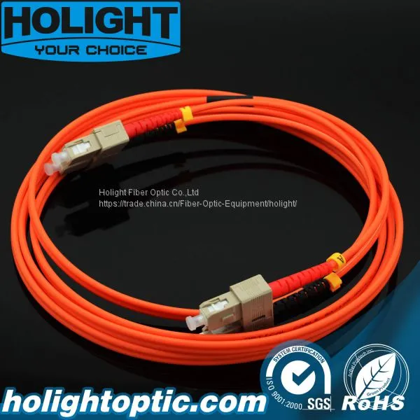 Fiber Optical Patch Cord Sc to Sc Multimode Duplex Orange photo-3