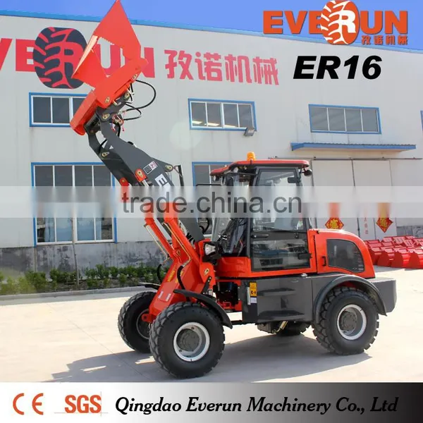 New Everun Brand 1.6 Ton Small Wheel Loader For Sale photo-2