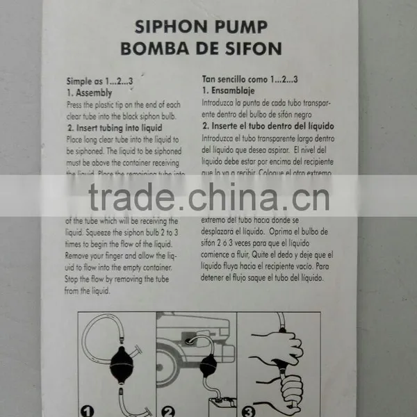 New Material Simple Flexible Fluid Siphon Pump Plastic Oil Pump Hand Tools photo-2