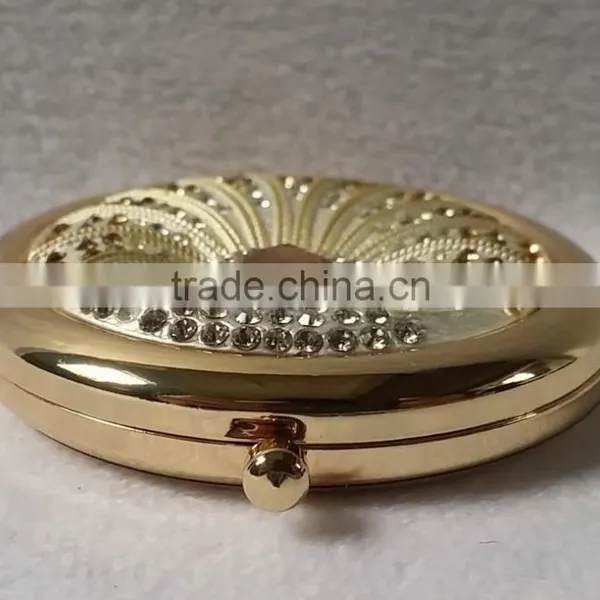 Quality Folding Pocket Mirror ,peacock Makeup Mirror photo-2