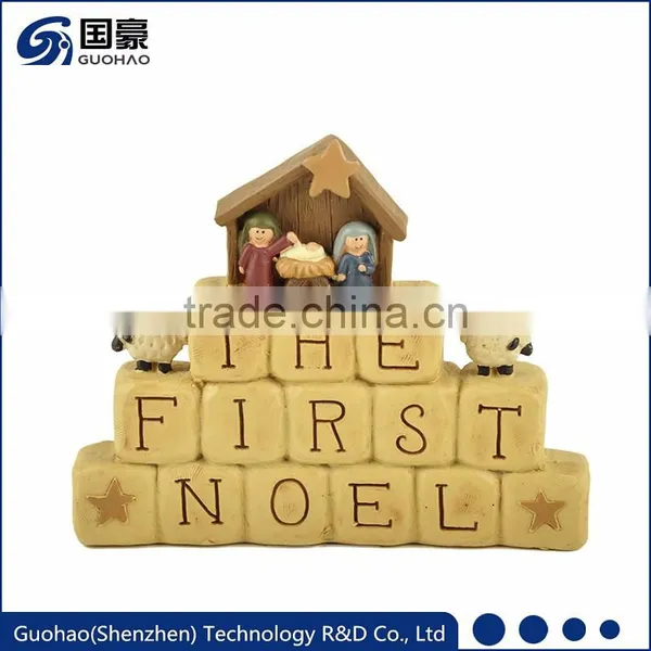 Custom the Birth of Jesus Miniature Nativity Christmas Decoration