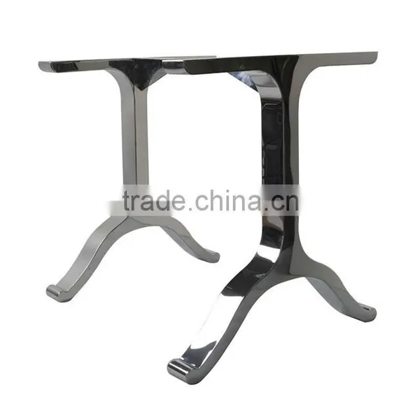 Online Shopping Hot Sales Modern Stainless Steel Table Legs With Wooden Table photo-2
