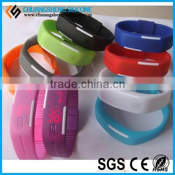 Led Silicone Wristband Watch photo-2