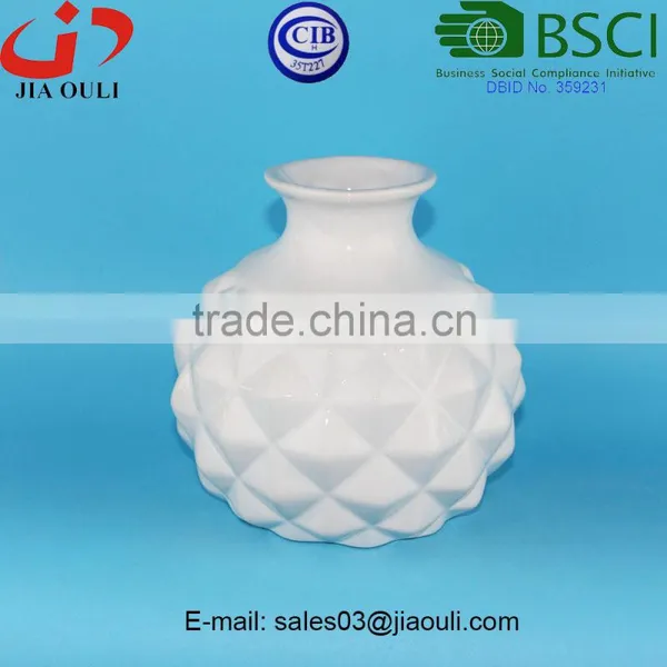 BSCI Audit Factory Nice Design Pineapple Ceramic Vase, Home Decor Vase photo-2