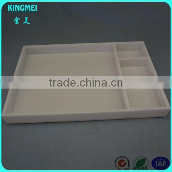 Welcome to Buy Square Tea Tray Cups Storage Stand Acrylic White Tray Wholesale photo-2