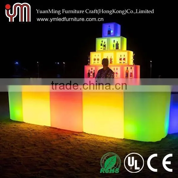 Lighted Led Table,RGB Lighted Led Table,RGB Lighted Led Table,RGB Color Changing Lighting Bar Led Table YM-LBT9080123 photo-3