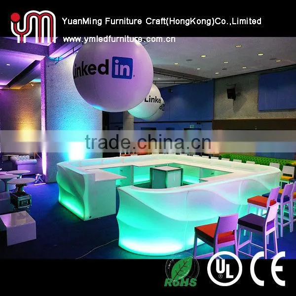 Hot Sale Led Nightclub Furniture Illuminated Bar Counter photo-4