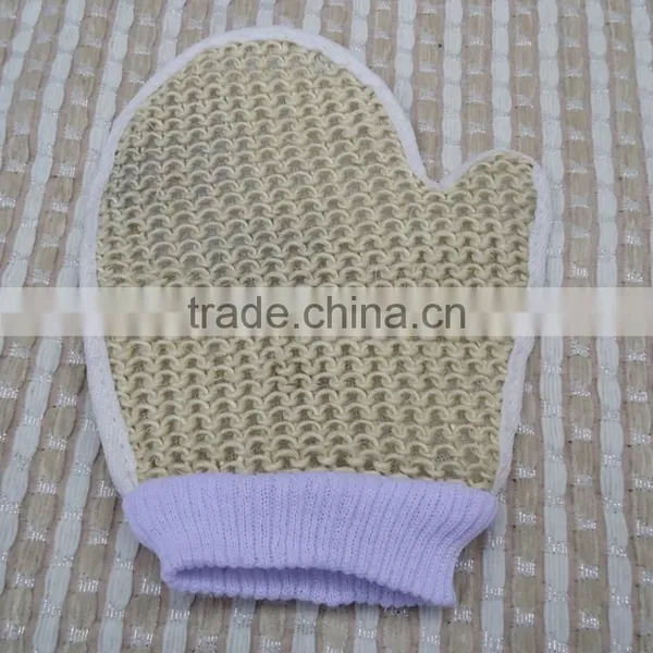 Hot Selling Natural Loofah Bath Gloves for Bath Spa and Shower photo-4