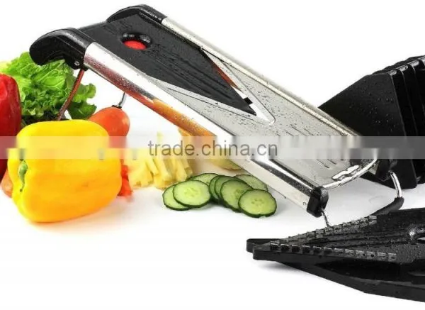 The Mandoline Slicer Vegetable Cutter Stainless Steel Kitchen Grater Chopper Blade photo-3